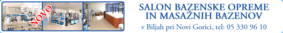 Salon bazenov v Biljah